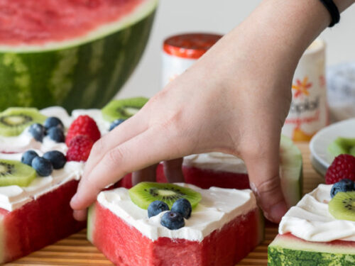 Watermelon Fruit Pizza I Wash You Dry