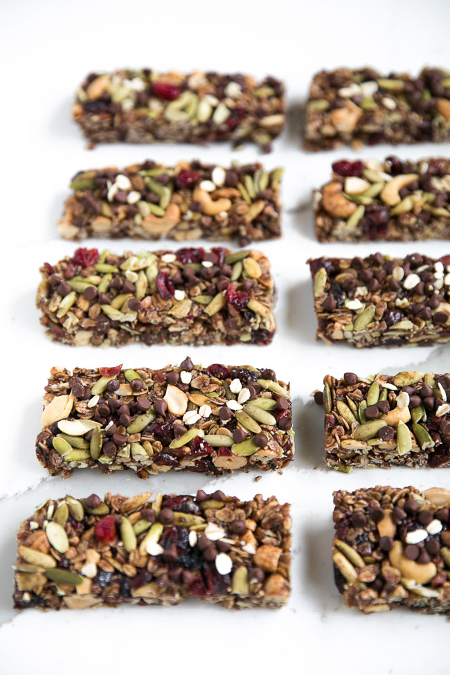 Pumpkin Spice Cranberry Granola Bars Image