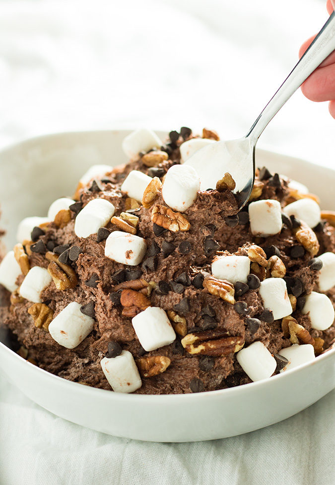 Rocky Road Cheesecake Salad
