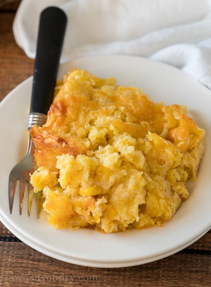 Easy Corn Pudding Casserole Recipe - I Wash You Dry