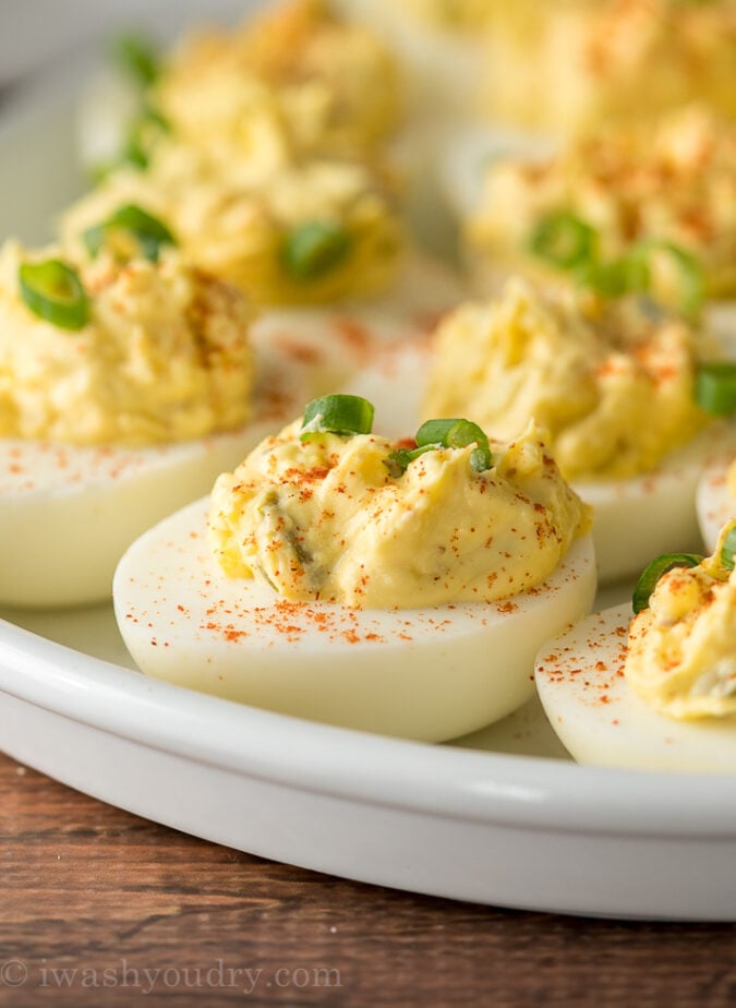 Best Classic Deviled Eggs Recipe | I Wash You Dry