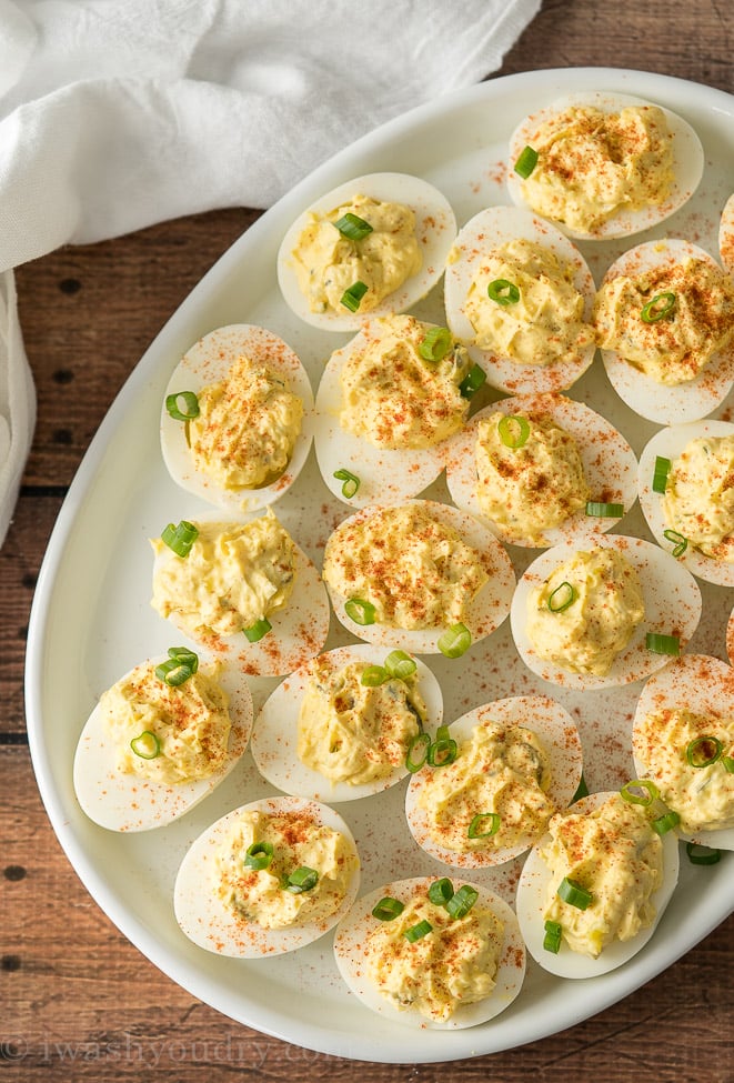 Use ingredients you probably already have in your pantry for an easy and quick egg appetizer!
