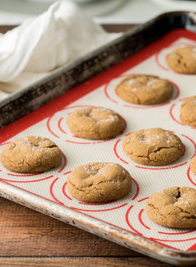 Soft baked Gingerdoodle Cookies are the BEST kind of Christmas Cookie!