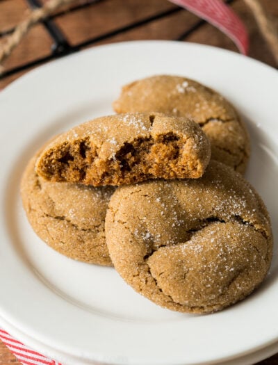 OMG! These super easy Gingerdoodle Cookies are filled with warm spices and are soft and chewy deliciousness!
