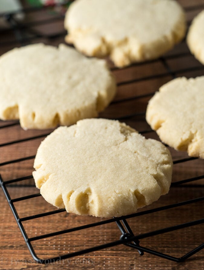 Soft and tender NO ROLL Sugar Cookies! Perfect for a quick Christmas Cookie that everyone will love!