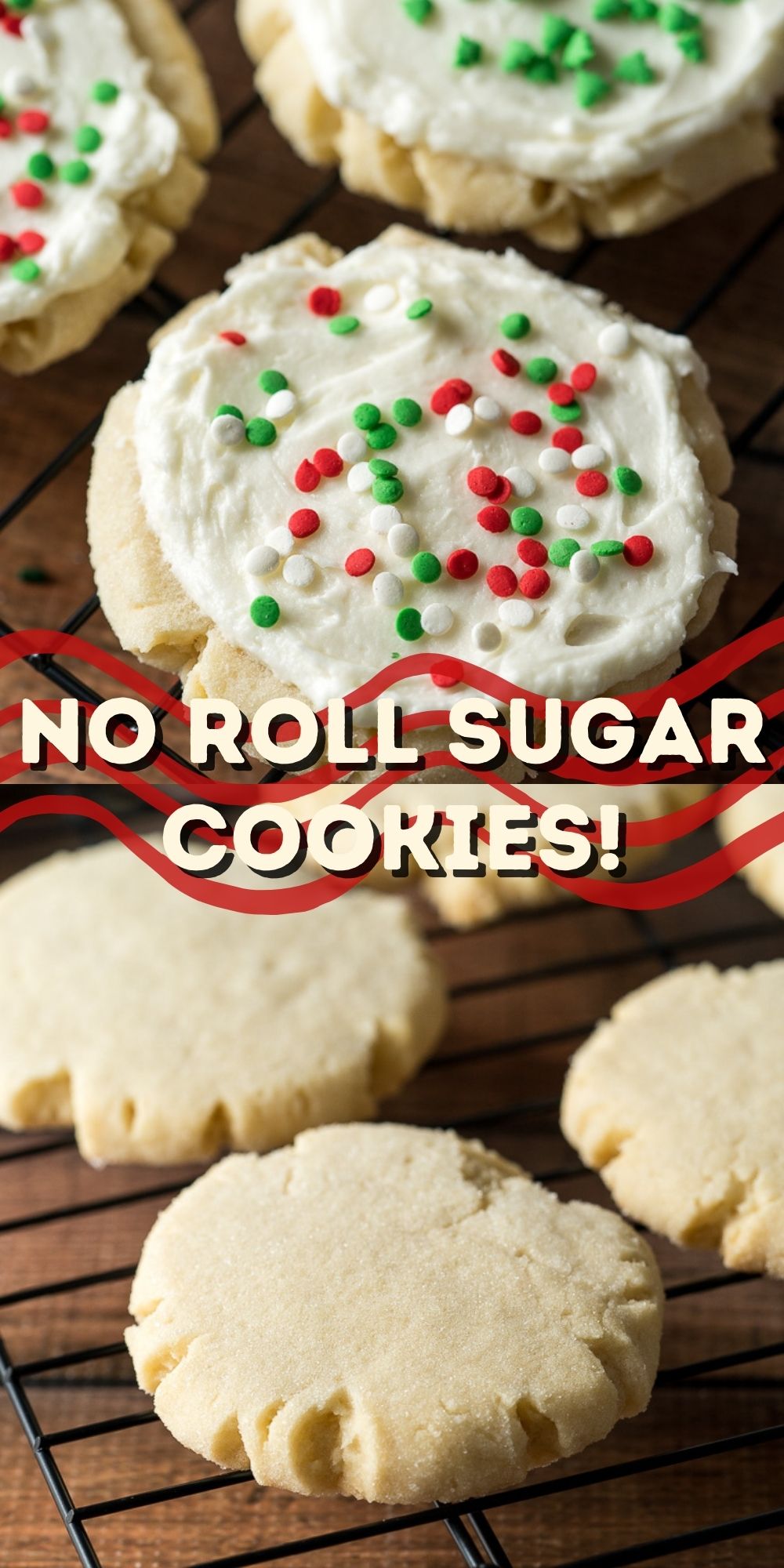 No Roll Sugar Cookie Recipe - I Wash You Dry