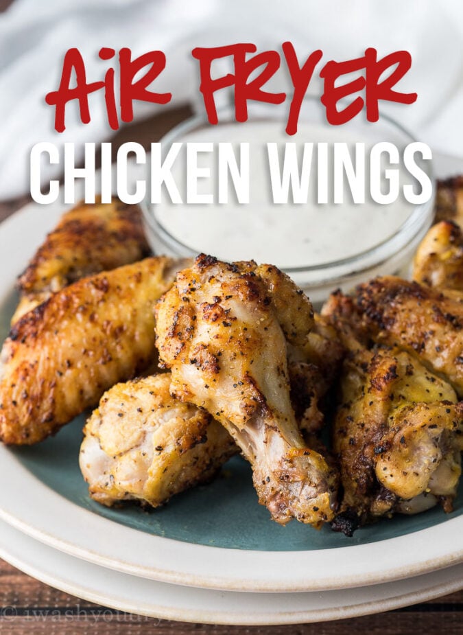 Air Fryer Lemon Pepper Chicken Wings I Wash You Dry