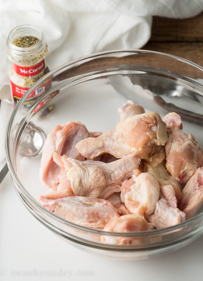 Air Fryer Frozen Chicken Wings - Whole Lotta Yum