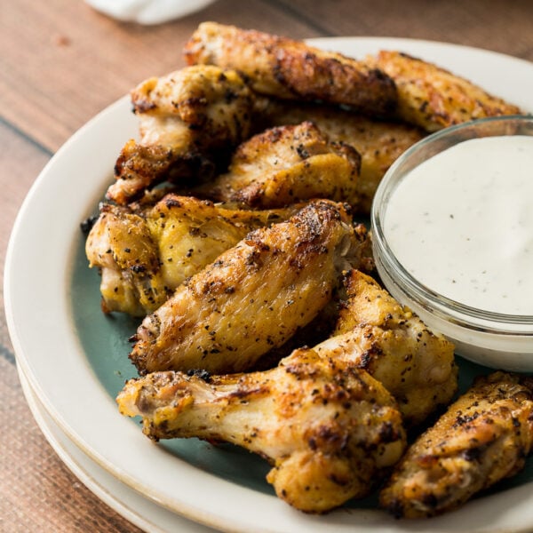 Air Fryer Lemon Pepper Chicken Wings - I Wash You Dry