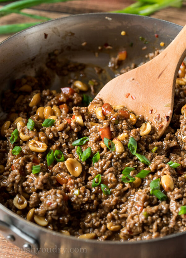 Ground Kung Pao Beef I Wash You Dry