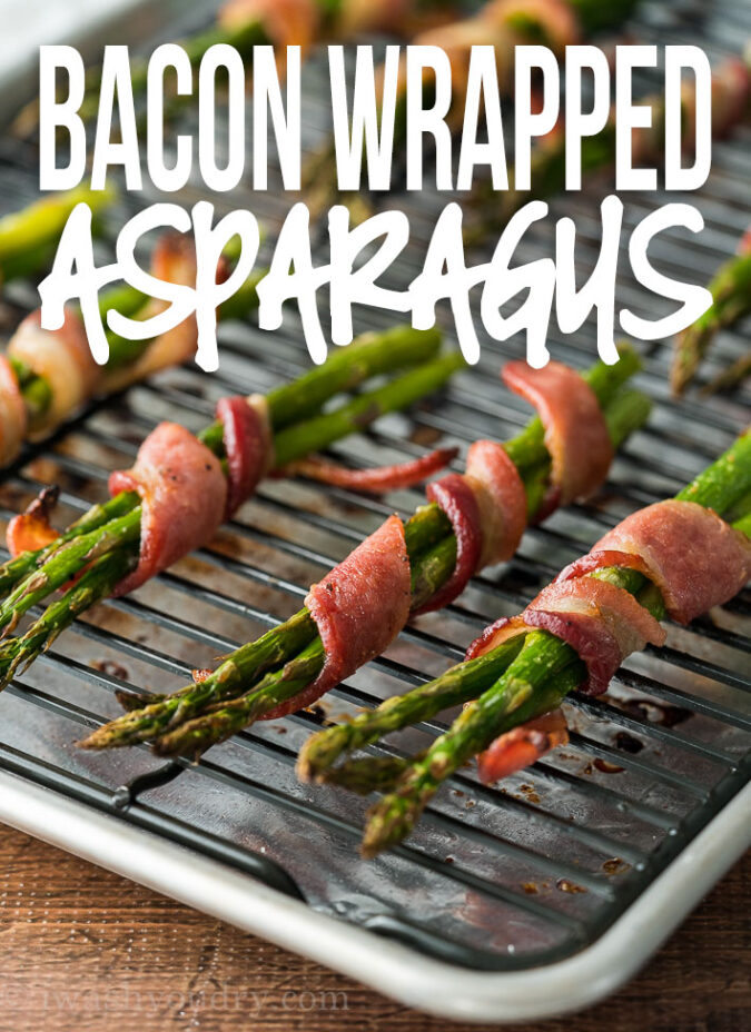 This super easy Bacon Wrapped Asparagus Recipe is just a handful of ingredients and ready in less than 25 minutes!