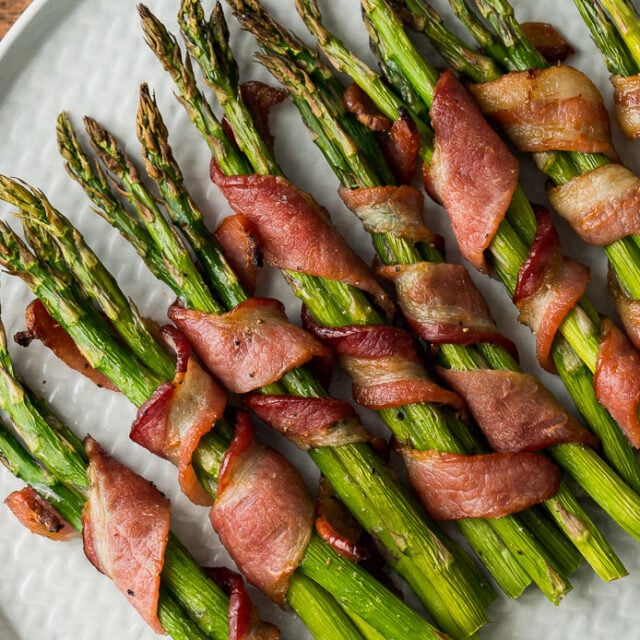 Bacon Wrapped Asparagus Recipe - I Wash You Dry