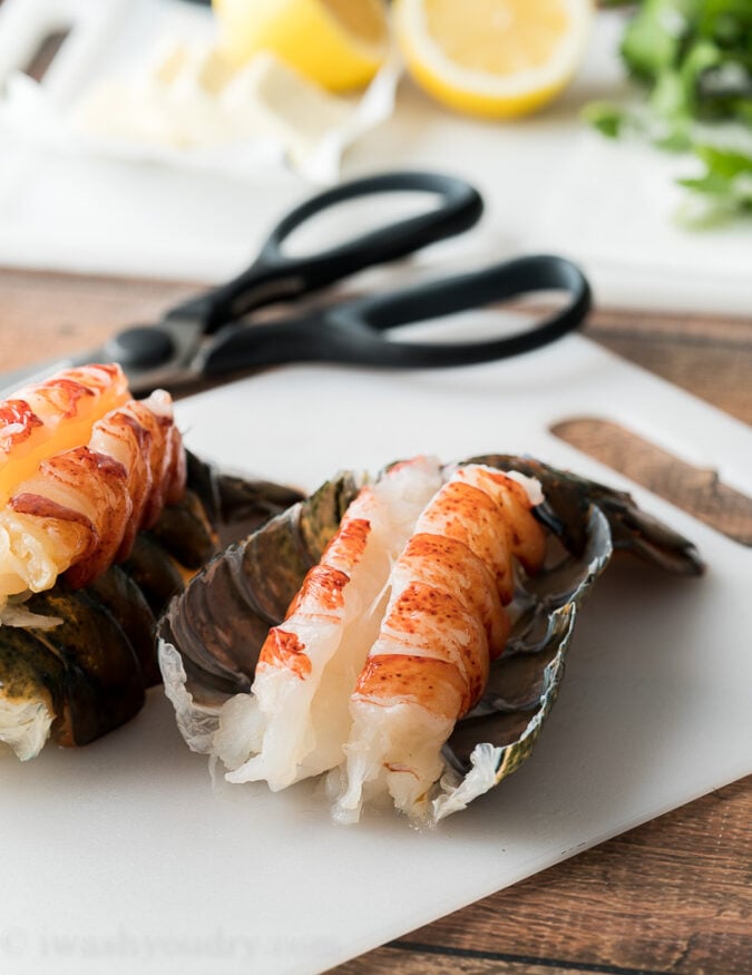 Easy Broiled Lobster Tail Recipe | I Wash You Dry