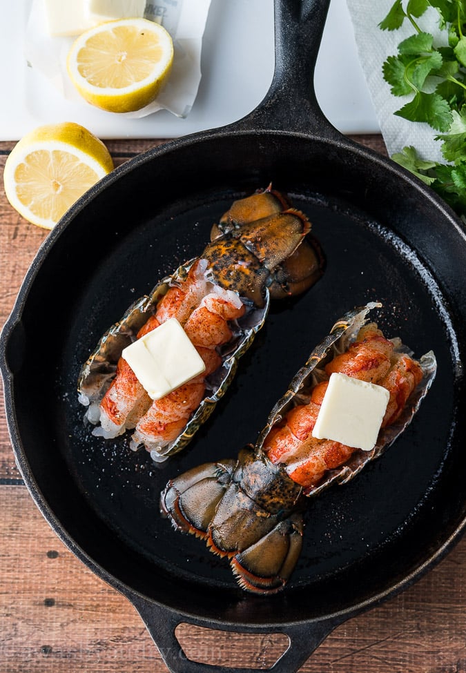 Easy Broiled Lobster Tail Recipe I Wash You Dry