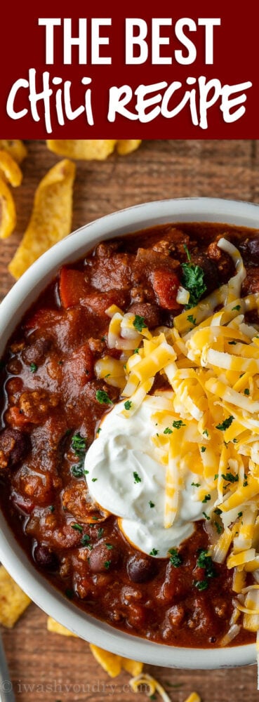 The Best Chili Recipe I Wash You Dry