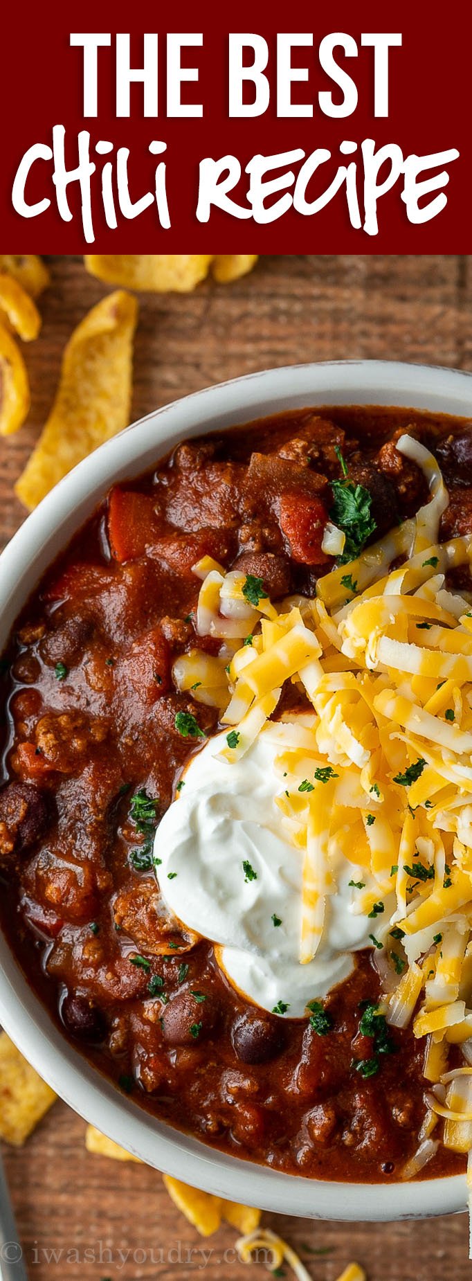 The Best Chili Recipe - I Wash You Dry