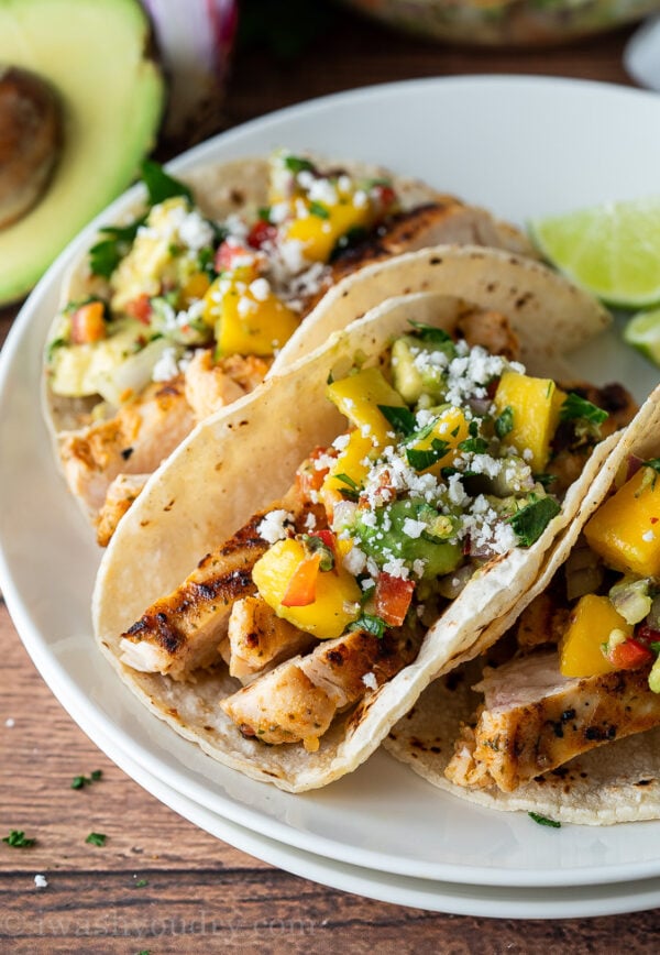 Grilled Chicken Tacos Recipe - I Wash You Dry