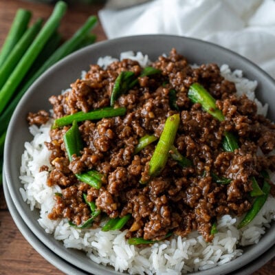 Easy Mongolian Ground Beef Recipe - I Wash You Dry