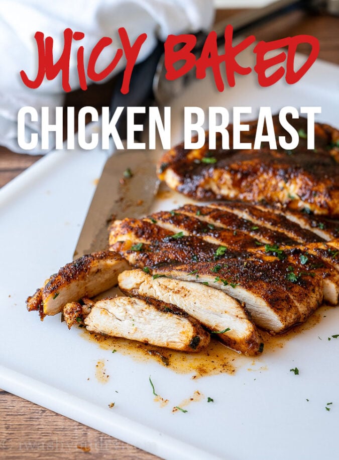 Juicy Oven Baked Chicken Breast Recipe I Wash You Dry