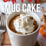 This Super Easy Carrot Cake Mug Cake is perfect for satisfying that sweet tooth craving in minutes!