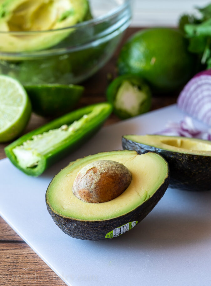 To make the BEST Classic Guacamole, start with fresh ingredients!