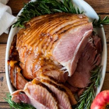 Easter Ham Recipe cooked easily in the Crockpot!