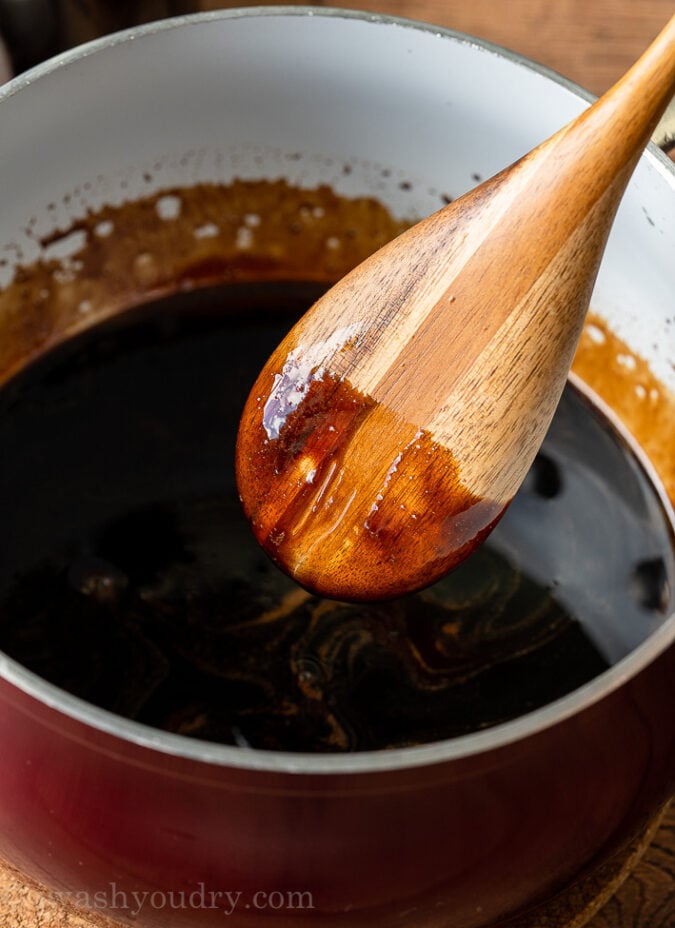 All you need is TWO ingredients to make a super simple and really QUICK Balsamic Glaze