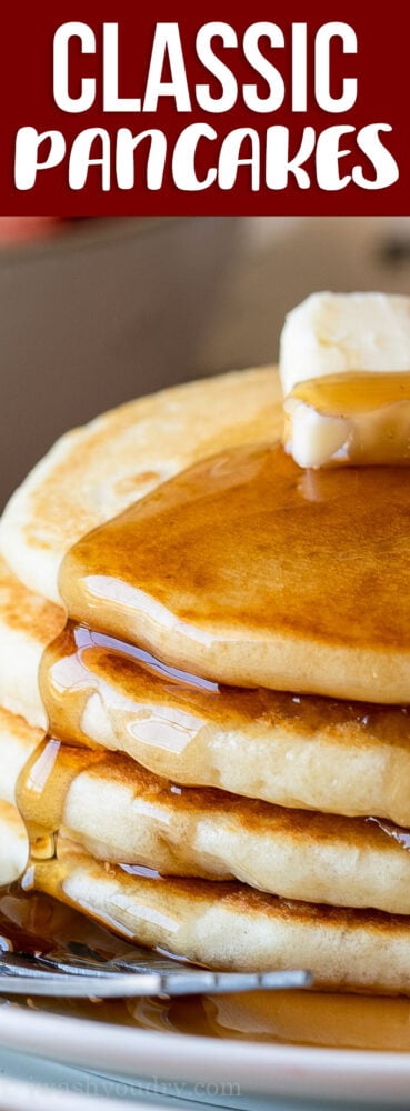 Best Classic Pancakes Recipe - I Wash You Dry