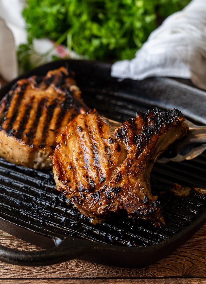 Million Dollar Grilled Pork Chop Recipe - I Wash You Dry