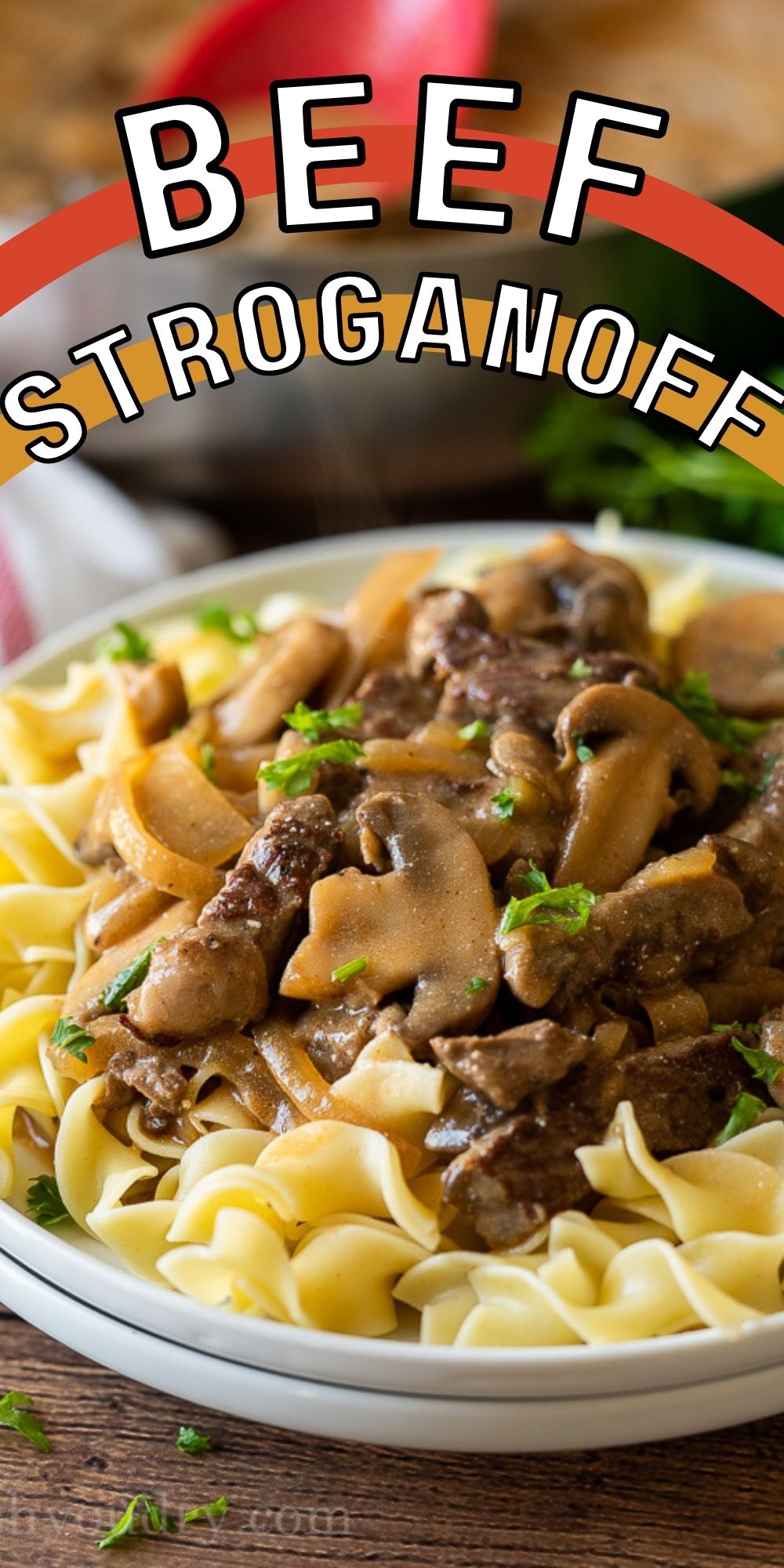 Creamy Beef Stroganoff Recipe - I Wash You Dry