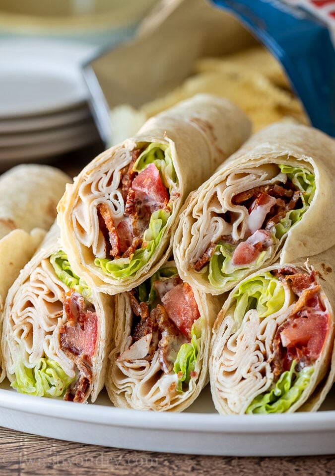 Chicken Bacon Ranch Wraps | I Wash You Dry