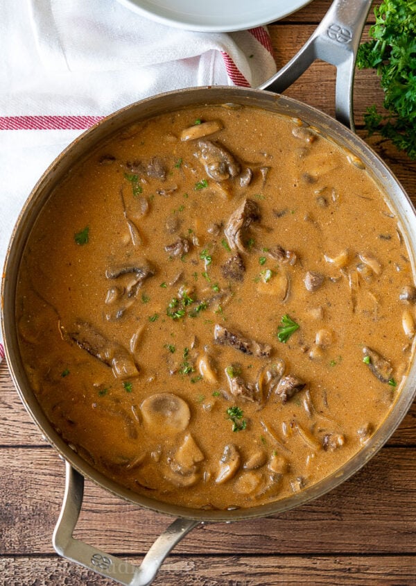 Creamy Beef Stroganoff Recipe - I Wash You Dry