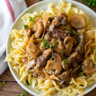 Creamy Beef Stroganoff Recipe - I Wash You Dry