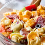 Italian Tortellini Pasta Salad Recipe - I Wash You Dry