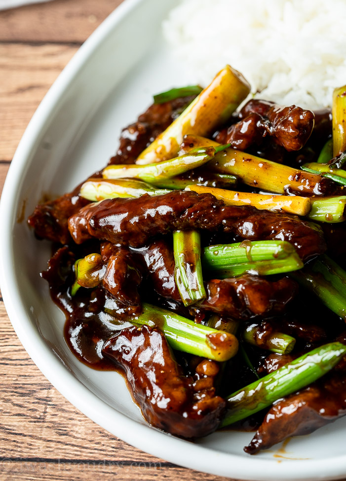 Super Easy Mongolian Beef Recipe I Wash You Dry