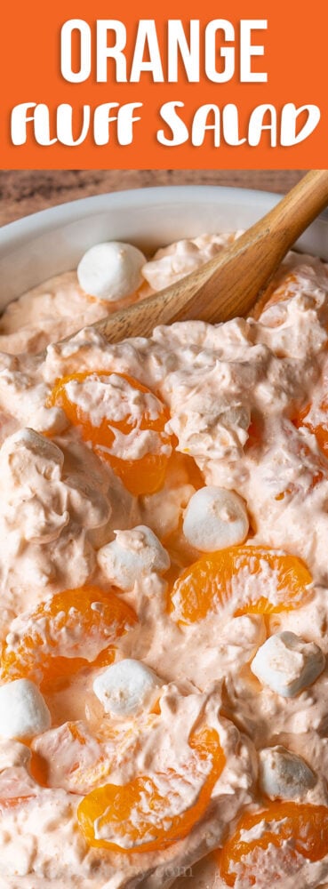 SO GOOD! I took this Orange Fluff Salad Recipe to a potluck and it was the first thing gone! Everyone raved about it and wanted the recipe!