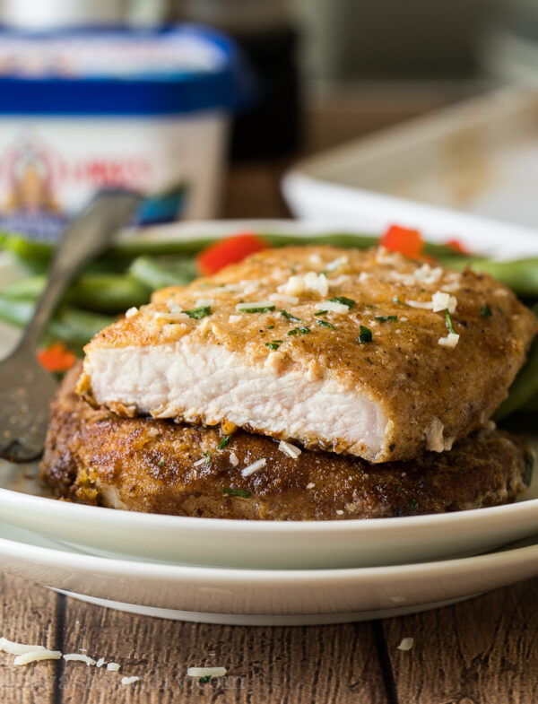 Garlic Parmesan Pork Chop Recipe I Wash You Dry