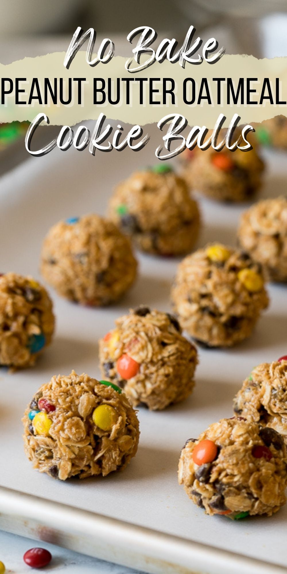 No Bake Peanut Butter Oatmeal Cookie Balls - I Wash You Dry