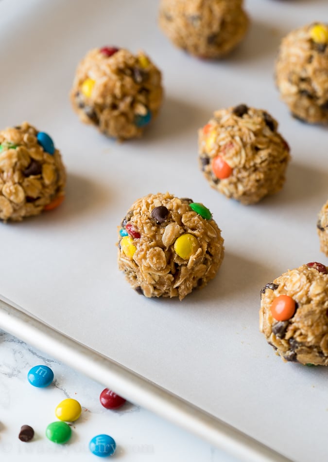 No Bake Peanut Butter Oatmeal Cookie Balls - I Wash You Dry