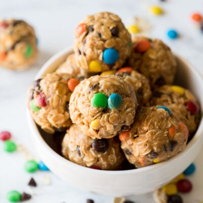 No Bake Peanut Butter Oatmeal Cookie Balls - I Wash You Dry