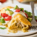 The best creamy Green Chicken Enchiladas Recipe