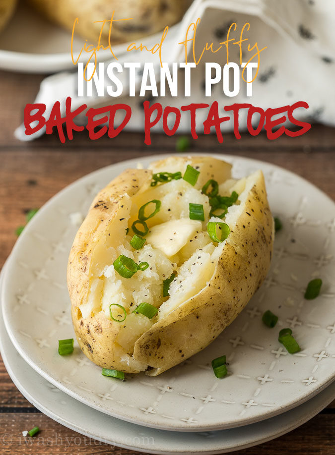 Easy Instant Pot Baked Potatoes Recipe