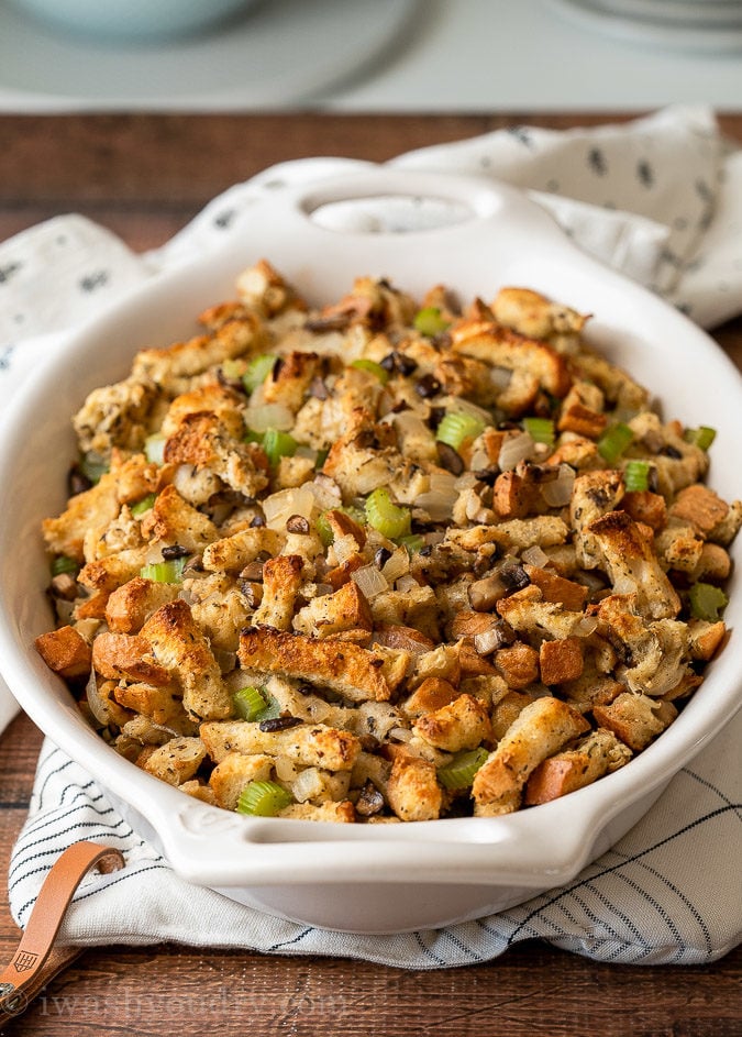 Easy Thanksgiving Stuffing Recipe - I Wash You Dry