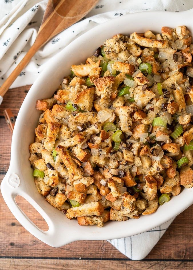 Easy Thanksgiving Stuffing Recipe - I Wash You Dry