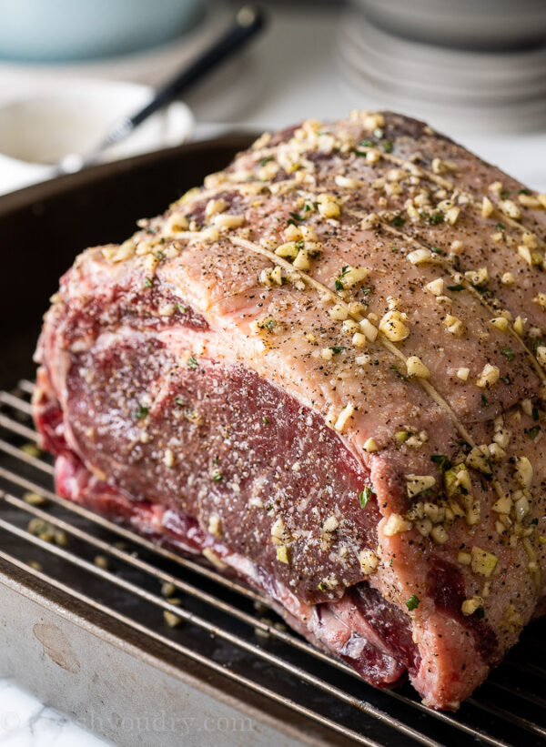 Garlic Herb Prime Rib Recipe I Wash You Dry