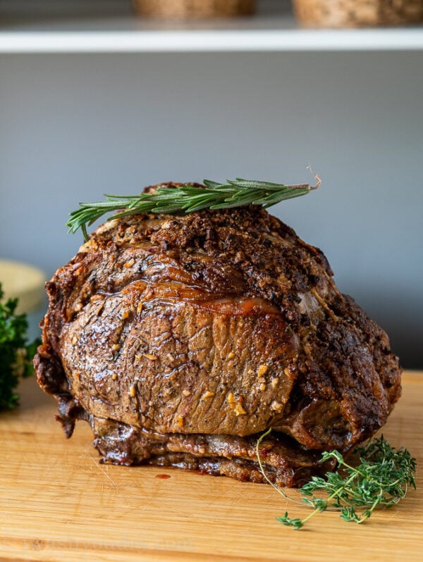 Garlic Herb Prime Rib Recipe I Wash You Dry