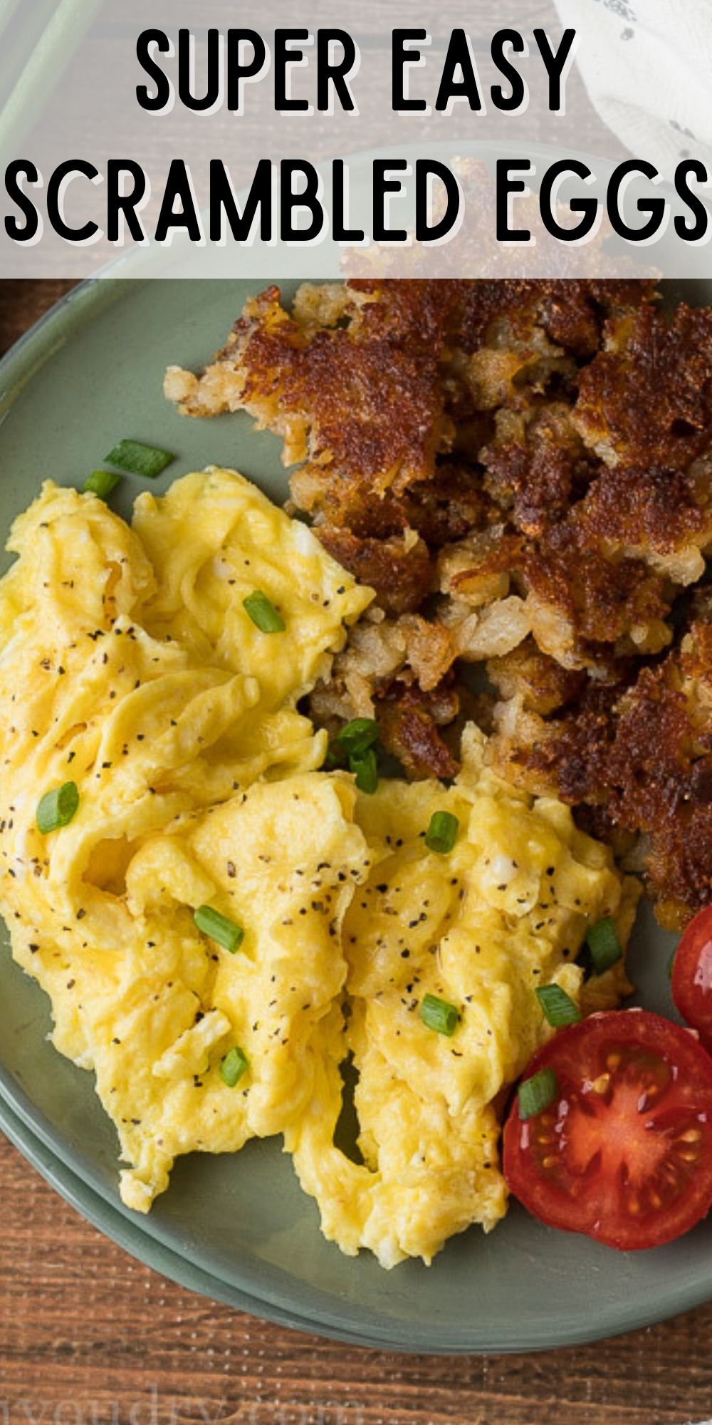 Fluffy Scrambled Eggs Recipe - I Wash You Dry