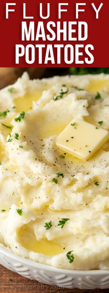 Ultra Creamy and Fluffy Mashed Potatoes Recipe perfect for Thanksgiving and Christmas side dish!