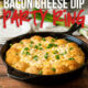This hot and bubbly Bacon Cheese Dip Party Ring is a hit during the holidays and during football season!