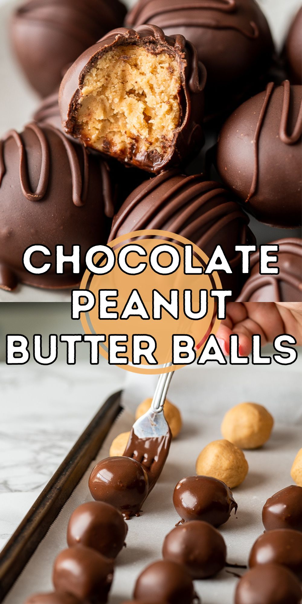 Chocolate Peanut Butter Balls - I Wash You Dry